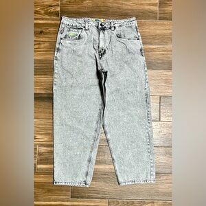 Men's Empyre Scramble Loose Fit Grey Skater Jeans